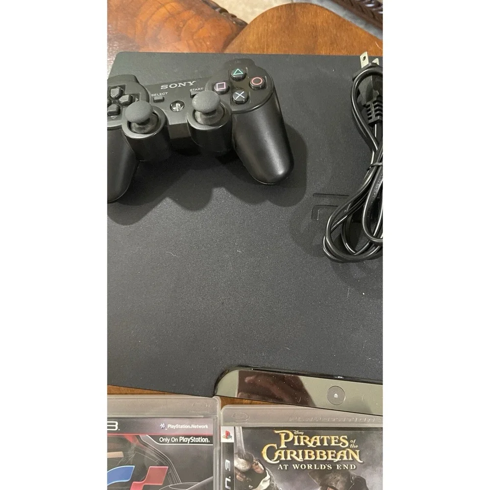 Sony PS3 CECH-2501A Console Bundle OEM Controller 3 Games HDMI Cable Tested